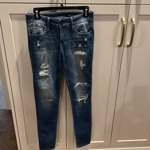 Black Orchid ripped denim skinny jeans